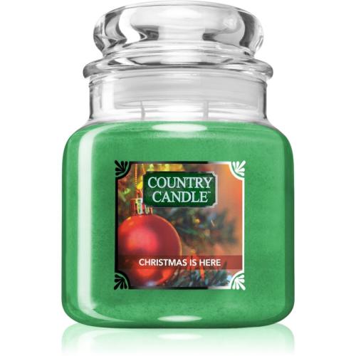 Country Candle Christmas Is Here αρωματικό κερί 453 γρ