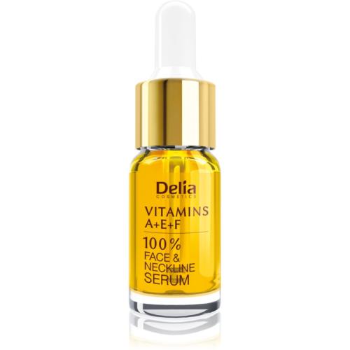Delia Cosmetics Professional Face Care Vitamins A+E+F αντιρυτιδικός ορός Για το πρόσωπο κα το ντεκολτέ 10 μλ