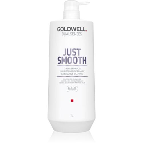 Goldwell Dualsenses Just Smooth λειαντικό σαμπουάν για ατίθασα μαλλιά 1000 ml