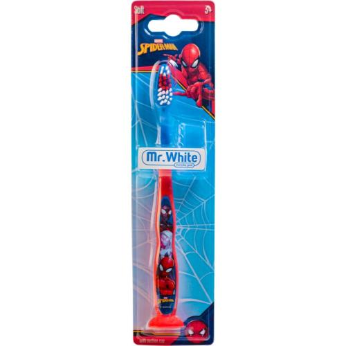 Marvel Spiderman Manual Toothbrush παιδική οδοντόβουρτσα με ταξιδιωτικό κάλυμμα μαλακό 3y+ 1 τμχ