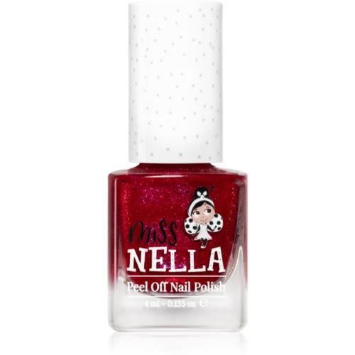 Miss Nella Peel Off Nail Polish βερνίκι νυχιών για παιδιά MN08 Jazzberry Jam 4 ml
