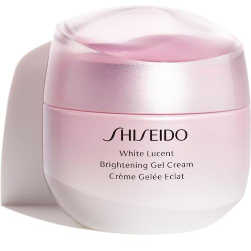 Shiseido White Lucent Brightening Gel Cream λαμπρυντική και ενυδατική κρέμα για την αντιμετώπιση των καφέ κηλίδων 50 μλ