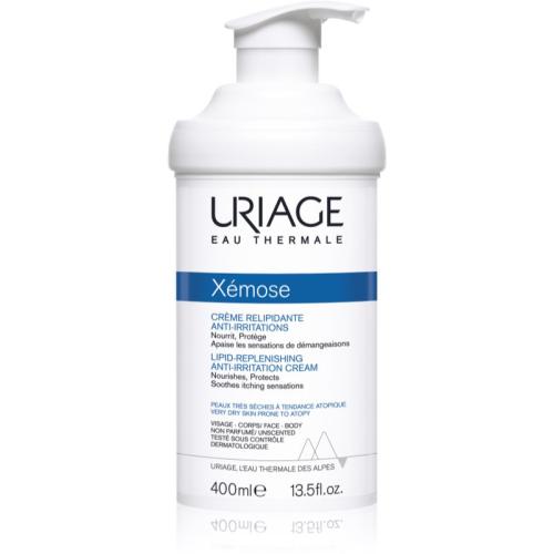Uriage Xémose Lipid-Replenishing Anti-Irritation Cream καταπραϋντική κρέμα αναπλήρωσης λιπιδίων για πολύ ξηρό ευαίσθητο και ατοπικό δέρμα 400 ml
