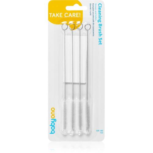 BabyOno Take Care Straws and Tubes Cleaning Brushes βούρτσα καθαρισμού 4 τμχ