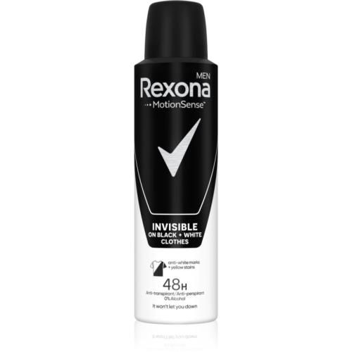Rexona Invisible on Black + White Clothes αντιιδρωτικό σε σπρέι 48 ώρες 150 μλ