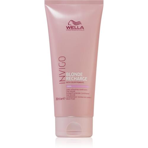 Wella Professionals Invigo Blonde Recharge κοντίσιονερ για πιο ζωντανά ξανθά βαμμένα μαλλιά απόχρωση Cool 200 μλ