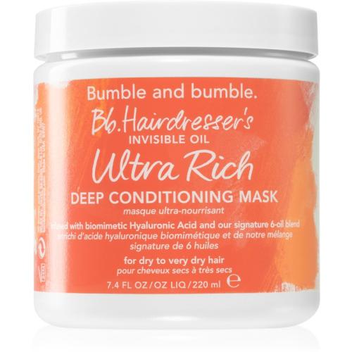 Bumble and bumble Hairdresser's Invisible Oil Ultra Rich Deep Mask Θρεπτική μάσκα για ξηρά μαλλιά 200 μλ
