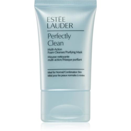 Estée Lauder Perfectly Clean Multi-Action Foam Cleanser/Purifying Mask καθαριστικός αφρός 2 σε 1 30 μλ