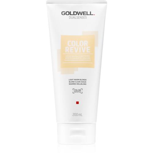Goldwell Dualsenses Color Revive μαλακτικό με χρώμα Light Warm Blonde 200 ml