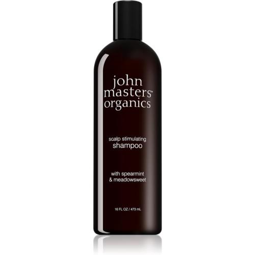 John Masters Organics Spearmint & Meadowsweet Scalp Stimulating Shampoo διεγερτικό σαμπουάν Για λιπαρό δέρμα της κεφαλής 473 ml
