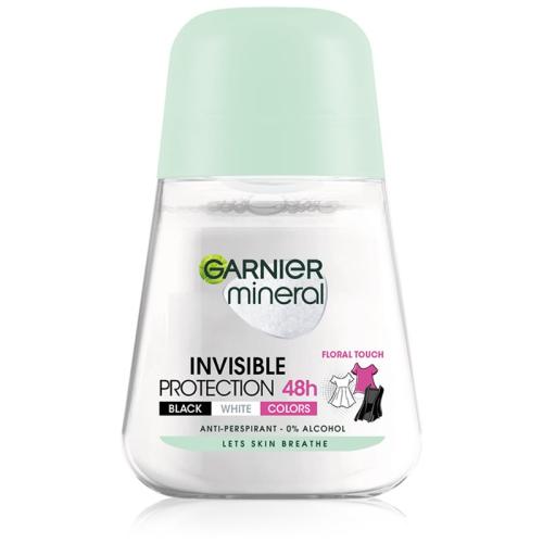 Garnier Mineral Invisible αντιιδρωτικό ρολλ-ον για γυναίκες 48h 50 ml