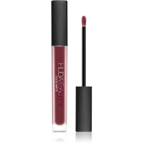 Huda Beauty Liquid Matte Lipstick Ultra-Comfort μακράς διαρκείας κραγιόν με ματ αποτελέσματα απόχρωση Famous 4,2 ml