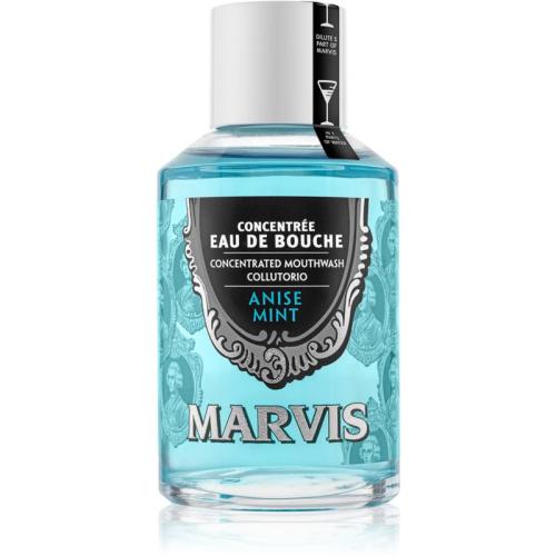 Marvis Concentrated Mouthwash συμπυκνωμένο στοματικό διάλυμα για φρέσκια αναπνοή Anise Mint 120 μλ