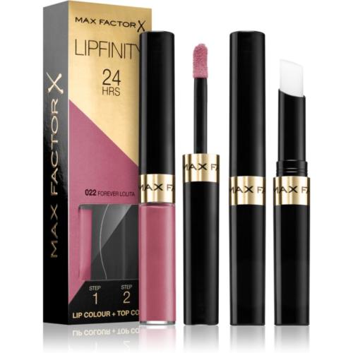 Max Factor Lipfinity Lip Colour μακράς διαρκείας κραγιόν με βάλσαμο απόχρωση 022 Forever Lolita 4,2 γρ