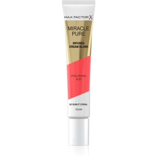 Max Factor Miracle Pure κρεμώδες ρουζ απόχρωση 02 Sunlit Coral 15 μλ