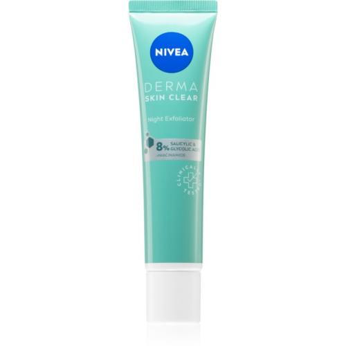 Nivea Derma Skin Clear απαλή απολέπιση νύχτας 40 ml