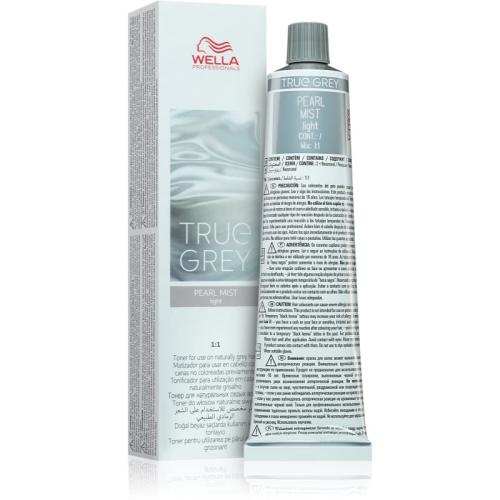 Wella Professionals True Gray κρέμα με χρώμα για γκρίζα μαλλιά Pearl Mist Light 60 μλ