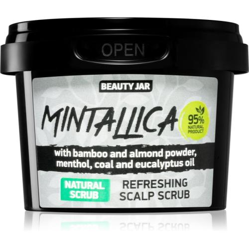Beauty Jar Mintallica καθαριστική απολέπιση για μαλλιά και το δέρμα του τριχωτού της κεφαλής 100 γρ
