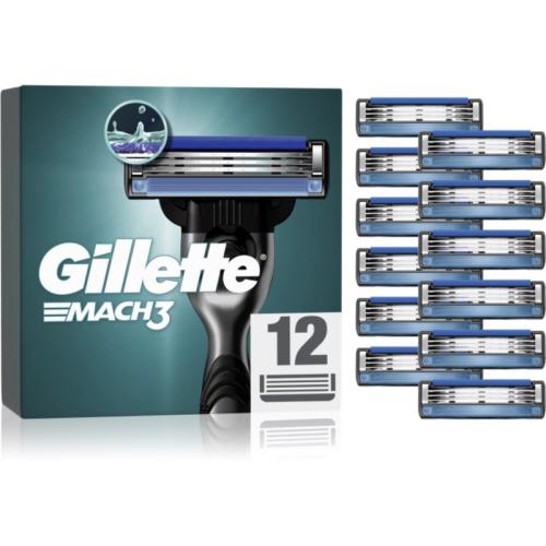 Gillette Mach3 ανταλλακτικές λεπίδες 12 τμχ