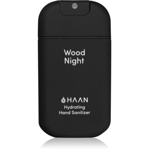 HAAN Hand Care Wood Night καθαριστικό σπρέι χεριών με αντιβακτηριακό συστατικό 30 μλ