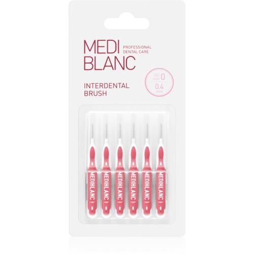 MEDIBLANC Interdental Pick-brush μεσοδόντιο βουρτσάκι 0,4 mm Pink 6 τμχ