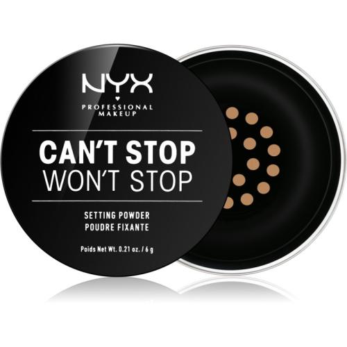 NYX Professional Makeup Can't Stop Won't Stop πούδρα σε σκόνη απόχρωση 03 Medium 6 γρ