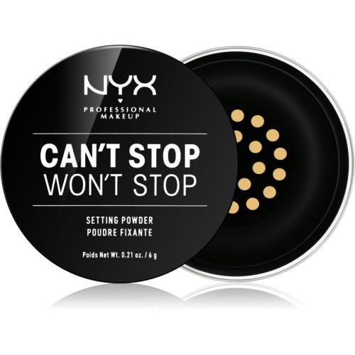 NYX Professional Makeup Can't Stop Won't Stop πούδρα σε σκόνη απόχρωση 06 Banana 6 γρ
