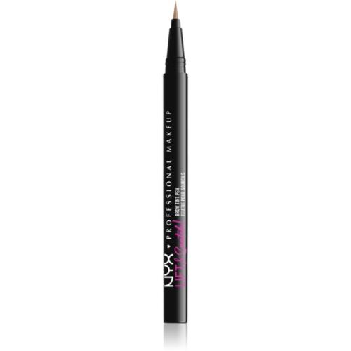 NYX Professional Makeup Lift&Snatch Brow Tint Pen μαρκαδόρος για τα φρύδια απόχρωση 03 - Taupe 1 μλ