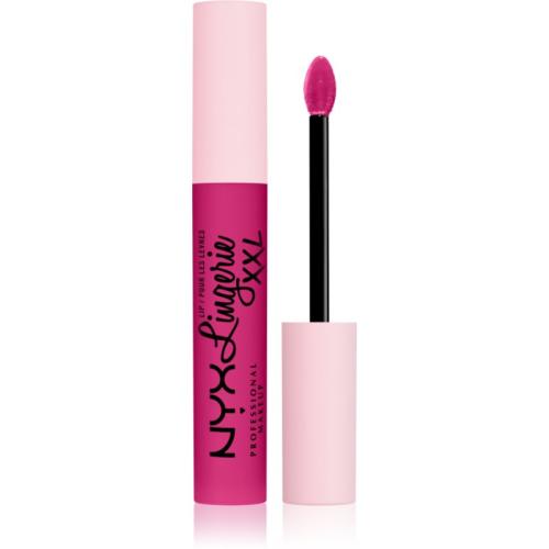 NYX Professional Makeup Lip Lingerie XXL Υγρό ματ κραγιόν απόχρωση 19 - Pink hit 4 ml