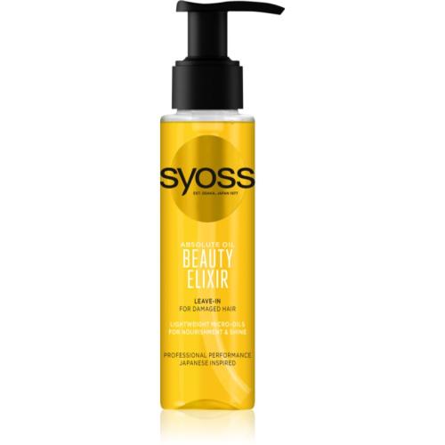 Syoss Repair Beauty Elixir ελαιώδης φροντίδα για κατεστραμμένα μαλλιά 100 ml