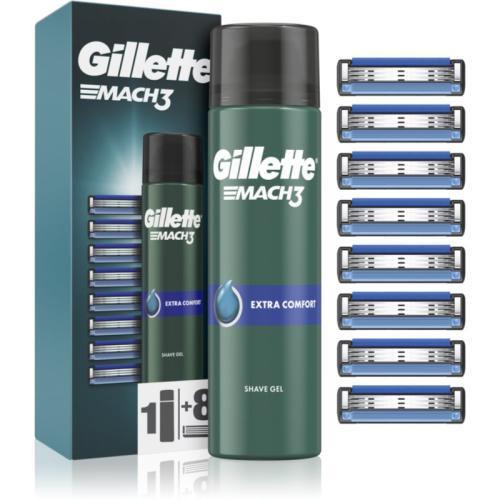 Gillette Mach3 Extra Comfort ανταλλακτικές λεπίδες 8 τμχ