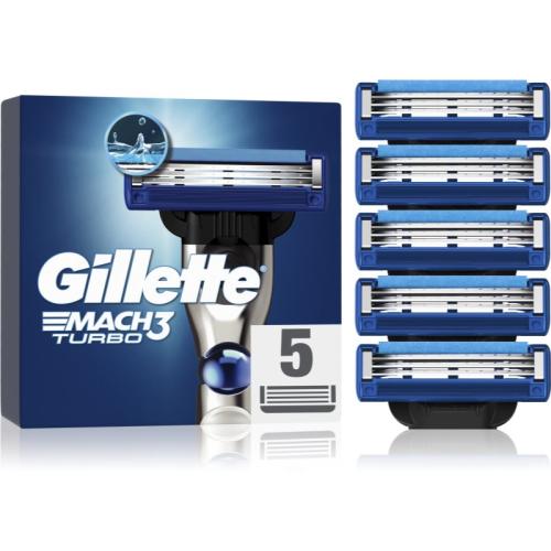 Gillette Mach3 Turbo ανταλλακτική κεφαλή 5 τμχ