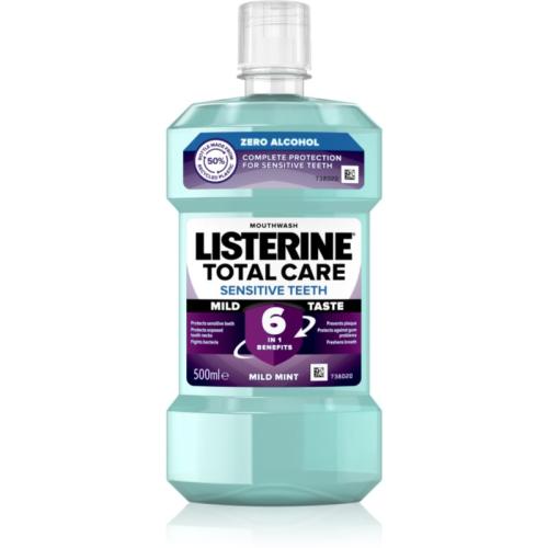 Listerine Total Care Sensitive στοματικό διάλυμα για ολοκληρωμένη προστασία των ευαίσθητων δοντιών 500 μλ