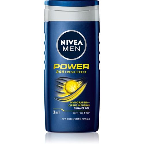 Nivea Power Refresh τζελ για ντους 250 μλ