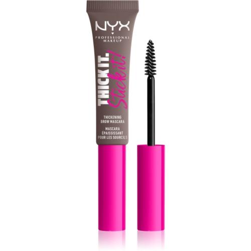 NYX Professional Makeup Thick it Stick It Brow Mascara μάσκαρα για τα φρύδια απόχρωση 05 Ash Brown 7 ml
