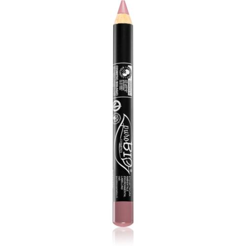 puroBIO Cosmetics Pencil Lipstick πολυλειτουργικό μολύβι για τα μάτια, τα χείλη και τα μάγουλα απόχρωση 24 Pink Rossetto 2,3 γρ
