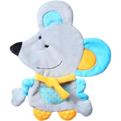 BabyOno Have Fun Cuddly Toy for Babies μαλακά ζωάκια με μασητικό Mouse Kirstin 1 τμχ