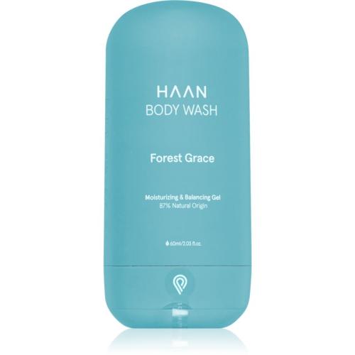 HAAN Body Wash Forest Grace διεγερτικό τζελ για ντους με αλόη βέρα 60 ml