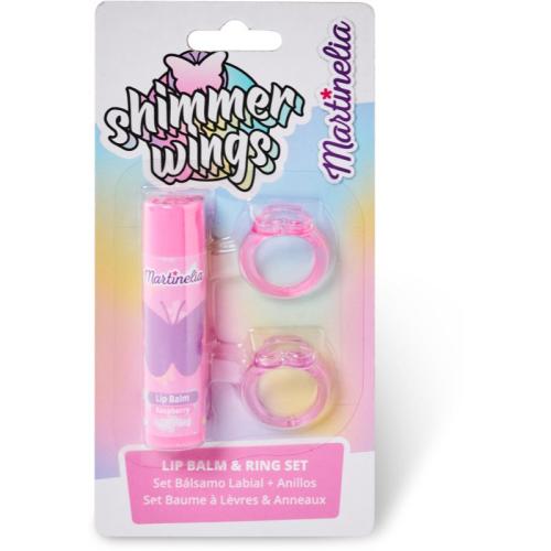 Martinelia Shimmer Wings Lip Balm & Ring Set Σετ (για παιδιά)
