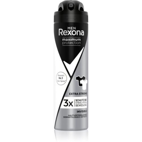 Rexona Maximum Protection Invisible αντιιδρωτικό για την αντιμετώπιση της υπερβολικής εφίδρωσης για άντρες Extra Strong 150 ml