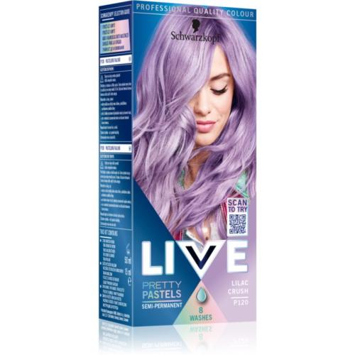 Schwarzkopf LIVE Ultra Brights or Pastel ημι-μόνιμη βαφή μαλλιών απόχρωση 120 Lilac Crush