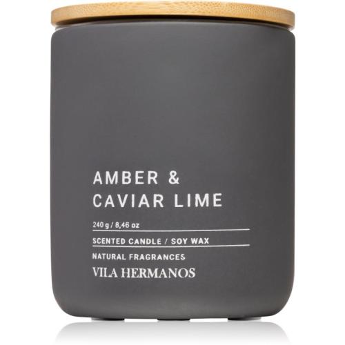 Vila Hermanos Concrete Amber & Caviar Lime αρωματικό κερί 240 γρ