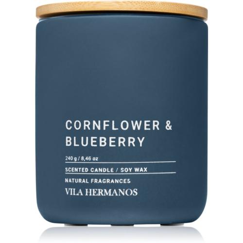 Vila Hermanos Concrete Cornflower & Blueberry αρωματικό κερί 240 γρ