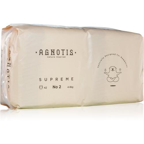 Agnotis Baby Diapers Supreme No 2 πάνες μίας χρήσης 4-8 kg 42 τμχ