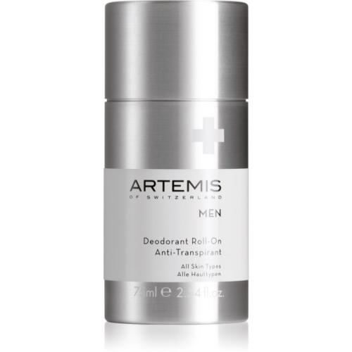 ARTEMIS MEN Deodorant Roll-On αποσμητικό ρολλ-ον χωρίς άλατα αλουμινίου 75 ml