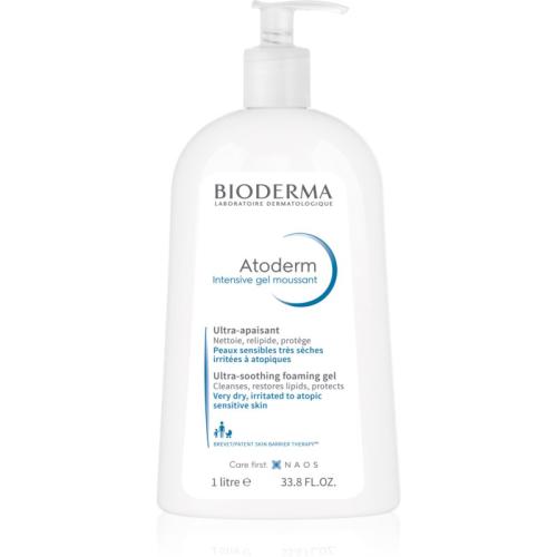 Bioderma Atoderm Intensive Gel Moussant θρεπτικό αφρώδης τζελ για πολύ ξηρό ευαίσθητο και ατοπικό δέρμα 1000 ml
