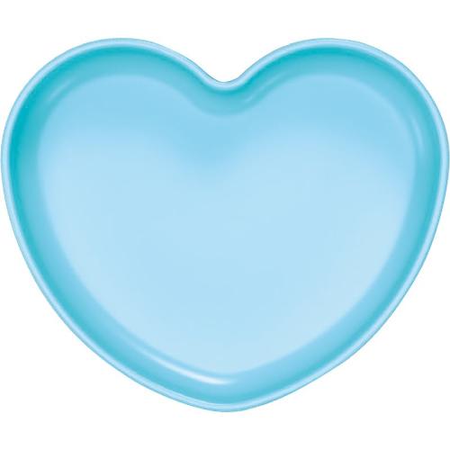 Chicco Easy Plate Heart 9m+ πιάτο 9m+ Blue-Green 1 τμχ