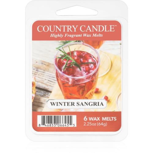 Country Candle Winter Sangria κερί για αρωματική λάμπα 64 γρ