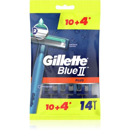 Gillette Blue II Plus μιας χρήσεως ξυραφάκια για άντρες 14 τμχ