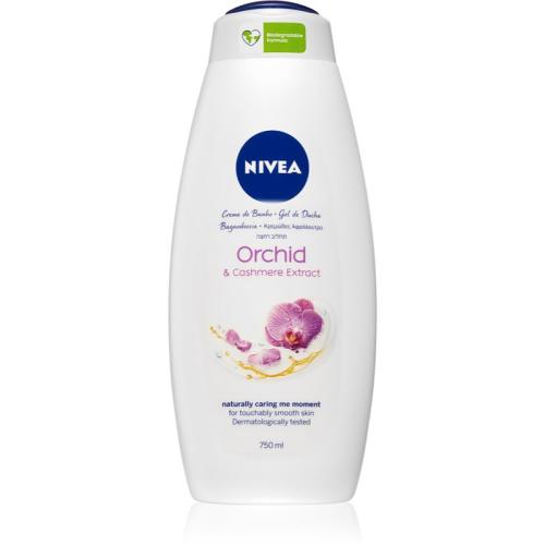 Nivea Orchid & Cashmere Extract κρεμώδες τζελ για ντους μάξι 750 μλ